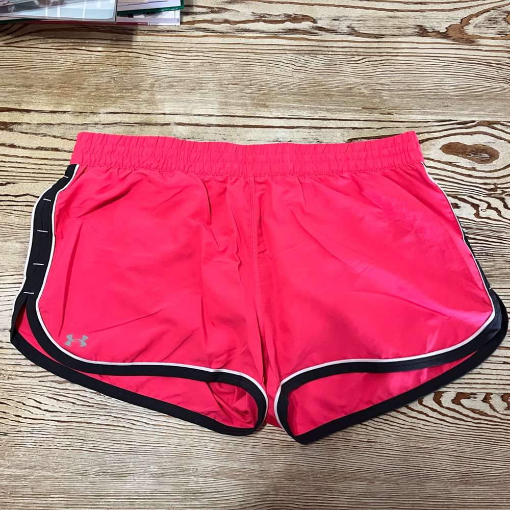 Pink Under Armour shorts